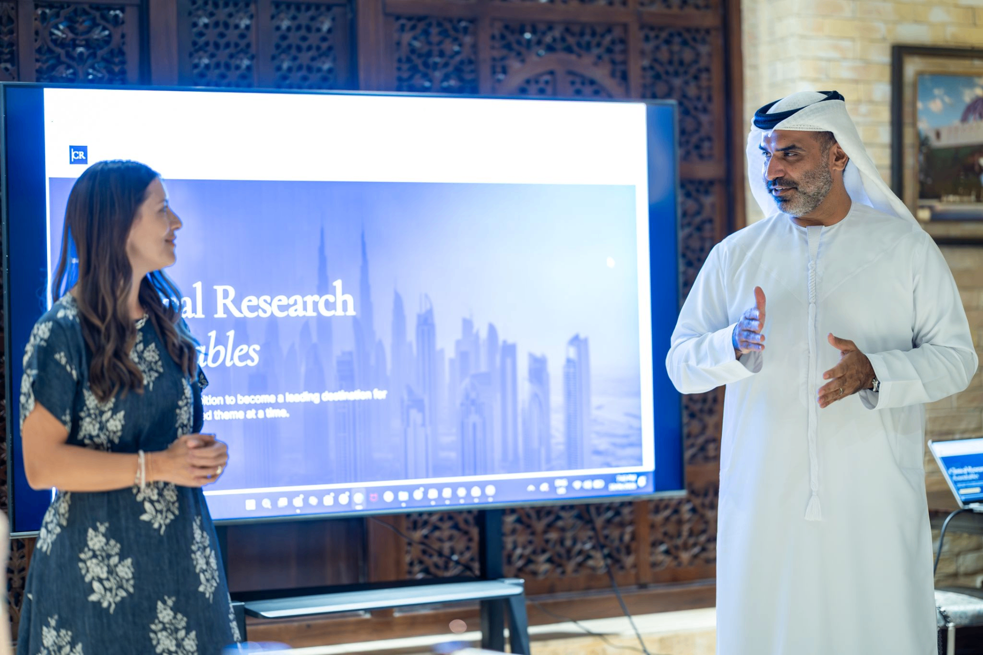 Marwan Abdulaziz Janahi speaking at the CRR #2 roundtable